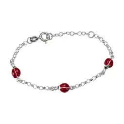 Netto Marken-Discount Zeeme for Kids Armband 925 Sterling Silber Marienkäfer Angebot