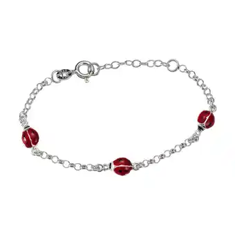 Netto Marken-Discount Zeeme for Kids Armband 925 Sterling Silber Marienkäfer Angebot
