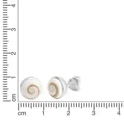 Netto Marken-Discount Zeeme Pearls Ohrringe Silber 925 mit weißer Muschel 9mm Angebot