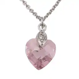 Netto Marken-Discount Zeeme for Kids Anhänger mit Kette 925/- Sterling Silber Zirkonia pink Angebot