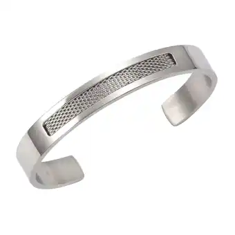 Netto Marken-Discount Zeeme Stainless Steel Armreif Edelstahl 10mm breit Angebot