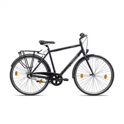 Netto Marken-Discount Chrisson City One Urban Bike 28 Zoll Herren Fahrrad Damen 160 - 180 cm 3 Gänge schwarz 53 cm Angebot