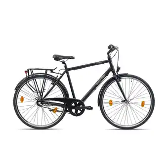 Netto Marken-Discount Chrisson City One Urban Bike 28 Zoll Herren Fahrrad Damen 160 - 180 cm 3 Gänge schwarz 53 cm Angebot