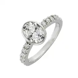 Netto Marken-Discount Zeeme Silber Ring 925 Silber Zirkonia weiß Angebot
