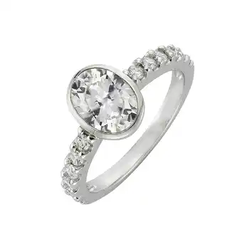 Netto Marken-Discount Zeeme Silber Ring 925 Silber Zirkonia weiß Angebot