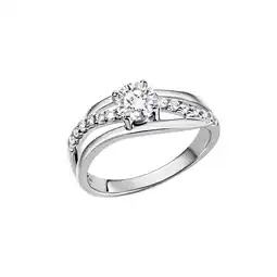 Netto Marken-Discount Zeeme Silber, Vivance Ring Silber 925 rhodiniert mit Zirkonia weiß Angebot