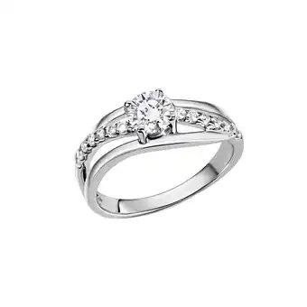 Netto Marken-Discount Zeeme Silber, Vivance Ring Silber 925 rhodiniert mit Zirkonia weiß Angebot