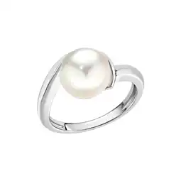 Netto Marken-Discount Zeeme Pearls Ring Silber 925 rhodiniert mit einer weißen Perle 9,5-10mm Angebot