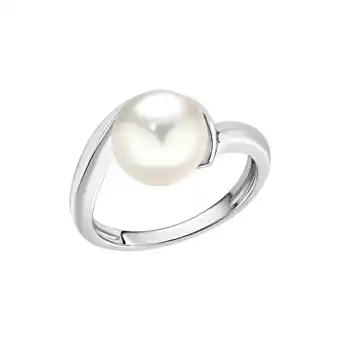 Netto Marken-Discount Zeeme Pearls Ring Silber 925 rhodiniert mit einer weißen Perle 9,5-10mm Angebot