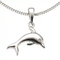 Netto Marken-Discount Zeeme for Kids Halskette Silber 925 rhodiniert Delfin-Motiv 36/38cm Angebot
