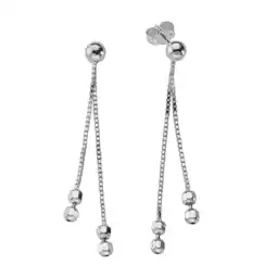 Netto Marken-Discount Zeeme Basic Ohrringe Silber 925 rhodiniert 43mm lang Angebot