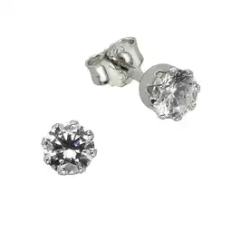 Netto Marken-Discount Zeeme Basic Ohrstecker Silber 925 Zirkonia weiß Angebot