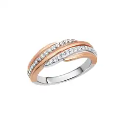 Netto Marken-Discount Zeeme Silber, Vivance Ring Silber 925 zweifarbig mit Zirkonia weiß Angebot