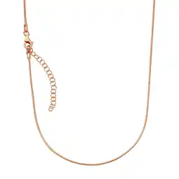 Netto Marken-Discount Zeeme Basic Collier 925/- Sterling Silber rotvergoldet 42+5cm Angebot