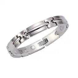 Netto Marken-Discount Zeeme Stainless Steel Armband Edelstahl glanz matt 19cm lang Angebot