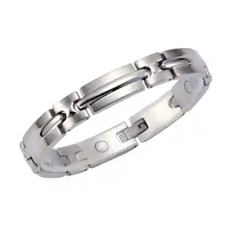 Netto Marken-Discount Zeeme Stainless Steel Armband Edelstahl glanz matt 19cm lang Angebot