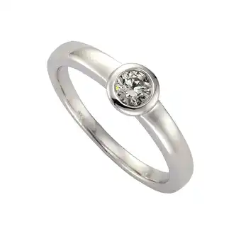 Netto Marken-Discount Zeeme Silber Ring Silber 925 rhodiniert mit Zirkonia weiß Angebot