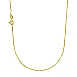 Netto Marken-Discount Zeeme Basic Halskette Silber 925 vergoldet Panzerkette 45cm lang Angebot