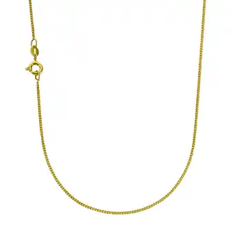 Netto Marken-Discount Zeeme Basic Halskette Silber 925 vergoldet Panzerkette 45cm lang Angebot
