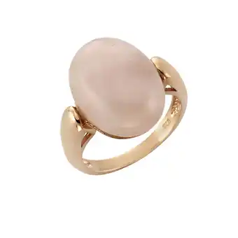 Netto Marken-Discount Zeeme Gemstones Ring Silber 925 mit echtem Rosenquarz Angebot