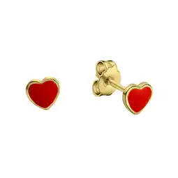 Netto Marken-Discount Zeeme for Kids Ohrringe Gold 333 Motiv Herz Angebot