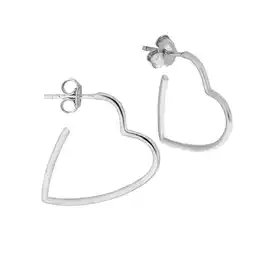 Netto Marken-Discount Zeeme Silber Steck Creolen 925/- Sterling Silber rhodiniert Angebot