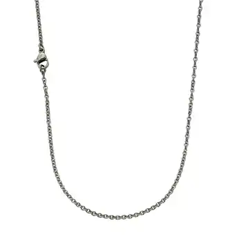 Netto Marken-Discount Zeeme Stainless Steel Halskette Edelstahl Ankerkette 2mm breit Angebot