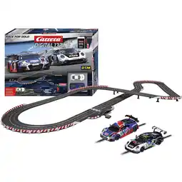 Netto Marken-Discount Carrera Rennbahn DIGTITAL 132 Race for Gold Angebot