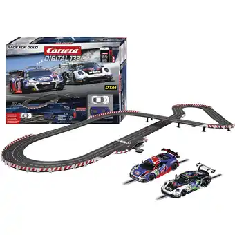 Netto Marken-Discount Carrera Rennbahn DIGTITAL 132 Race for Gold Angebot