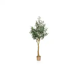 Netto Marken-Discount hjh OFFICE Kunstpflanze OLIVE II Kunststoff Angebot