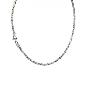 Netto Marken-Discount Zeeme Basic Halskette Silber 925 poliert Königskette 2,2mm breit Angebot