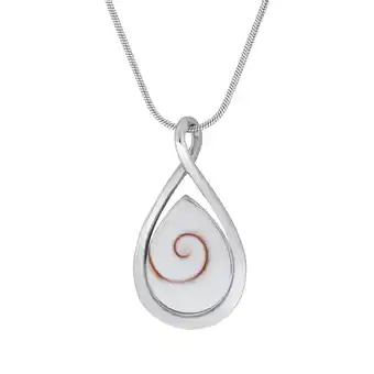 Netto Marken-Discount Zeeme Pearls Halskette Silber 925 rhodiniert 42+5cm lang mit weißer Muschel Angebot
