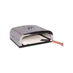 Netto Marken-Discount Garden Pleasure Edelstahl Pizzaofen Pizzastein für Grill Oven Box Aufsatz Angebot
