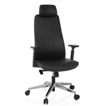 Netto Marken-Discount hjh OFFICE Profi Chefsessel YUCANO I Kunstleder mit Armlehnen (höhenverstellbar) Angebot