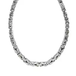 Netto Marken-Discount Zeeme Basic Halskette Silber 925 poliert Königskette 6mm breit Angebot