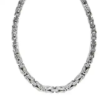Netto Marken-Discount Zeeme Basic Halskette Silber 925 poliert Königskette 6mm breit Angebot