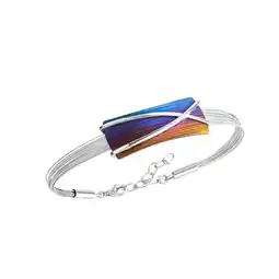 Netto Marken-Discount Zeeme Stainless Steel Armband Edelstahl mit Titan mehrfarbig 17+3cm lang Angebot