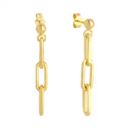 Netto Marken-Discount Zeeme Silber Ohrringe 925 Sterling Silber vergoldet Angebot