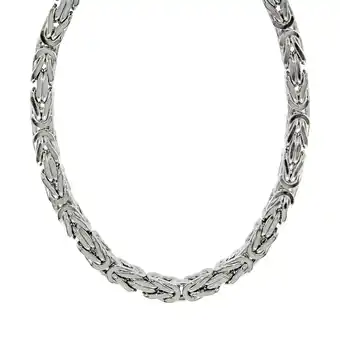 Netto Marken-Discount Zeeme Basic Halskette Silber 925 poliert Königskette 7mm breit Angebot