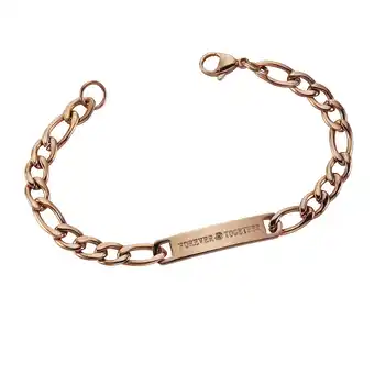 Netto Marken-Discount Zeeme Stainless Steel Armband Edelstahl Armband 17,5cm rosé Angebot