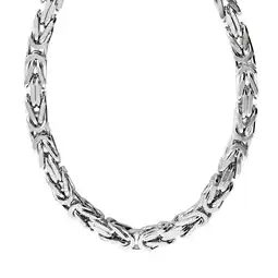 Netto Marken-Discount Zeeme Basic Halskette Silber 925 poliert Königskette 8mm breit Angebot