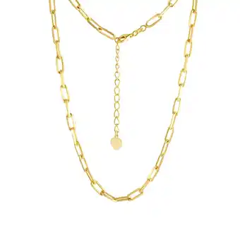 Netto Marken-Discount Zeeme Silber Collier 925 Sterling Silber vergoldet gelb Angebot