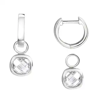 Netto Marken-Discount Zeeme Basic Ohrringe Silber 925 rhodiniert mit Zirkonia weiß Angebot