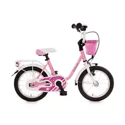 Netto Marken-Discount Bachtenkirch 14 Kinderfahrrad MY BONNIE rosa/ weiß Angebot