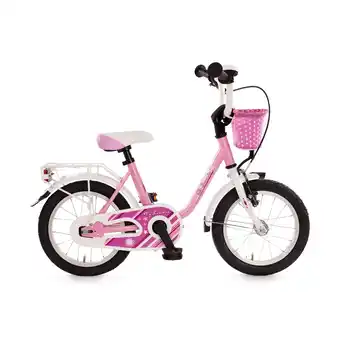 Netto Marken-Discount Bachtenkirch 14 Kinderfahrrad MY BONNIE rosa/ weiß Angebot