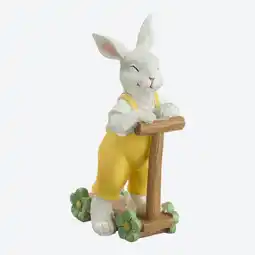 NKD Deko-Figur Hase mit Roller, ca. 7,5x4x12cm Angebot