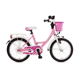 Netto Marken-Discount Bachtenkirch 16 Kinderfahrrad MY BONNIE rosa/ weiß Angebot