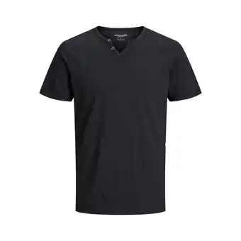 Netto Marken-Discount Jack & Jones Shirt Henley Shirt T-Shirt JJESPLIT NECK TEE Angebot