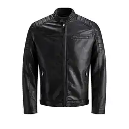 Netto Marken-Discount Jack & Jones Jacke Lederimitat Jacket Jacke JJ ROCKY JACKET Lederimitat Angebot