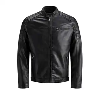 Netto Marken-Discount Jack & Jones Jacke Lederimitat Jacket Jacke JJ ROCKY JACKET Lederimitat Angebot